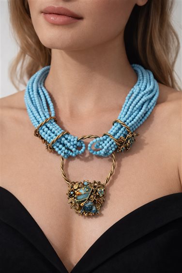 Collana Vintage Donna in Turchese 001 VINTAGE - 001 VINTAGE